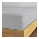Bambury Tru Fit Sheet Set Silver
