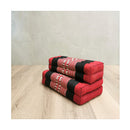 3 Folds Zafu Meditation Cushion Set Red Ele