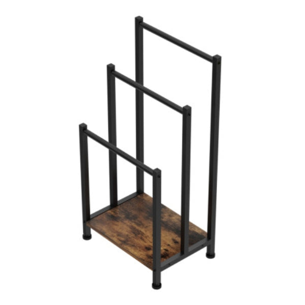 3 Tier Towel Rack Rail Freestanding Holder Bathroom Drying Bar