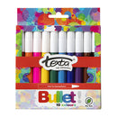 Texta Bullet Tip Colouring Marker Wallet Of 10