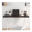 Table Top Dark Brown 100X60X 2 4 Cm Treated Solid Wood Live Edge