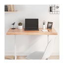 Table Top Light Brown 100X60X 2 4 Cm Treated Solid Wood Live Edge