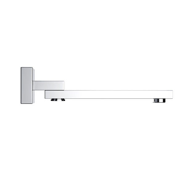 Bathtub Spout Basin Water Spout With Turn Taps Set Wall Mounted Chrome