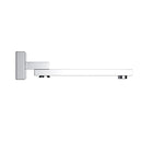 Bathtub Basin Water Spout With Wall Taps Set Wall Mounted Chrome