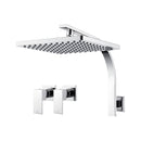 Rain Shower Head Set Bathroom Wall Tapware Mixer Taps