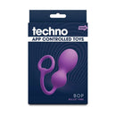 Techno Bop Vibrating Kegel Exerciser With App Contol Purple