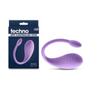 Techno Rave Usb Rechargeable Vibrator With App Control Purple