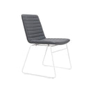 Texel Sled Base Breakout And Visitor Chair White Base