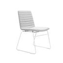 Texel Sled Base Breakout And Visitor Chair White Base