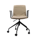 Texel Swivel 5 Star Black Base Chair Breakout Meeting Chair With Arms