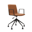 Texel Swivel 5 Star Black Base Chair Breakout Meeting Chair With Arms