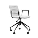 Texel Swivel 5 Star Black Base Chair Breakout Meeting Chair With Arms