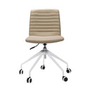 Texel Swivel 5 Star White Base Chair Breakout Meeting Chair No Arms