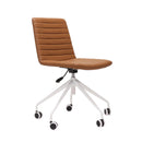 Texel Swivel 5 Star White Base Chair Breakout Meeting Chair No Arms