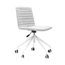 Texel Swivel 5 Star White Base Chair Breakout Meeting Chair No Arms