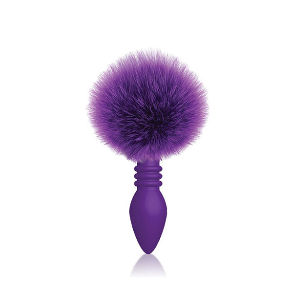 The 9S Cottontails Ribbed Butt Plug With Bunny Tail