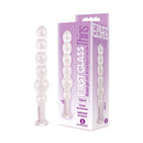 The 9S Glass First Thins Elliptical Clear Glass 178 Mm Anal Beads