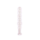 The 9S Glass First Thins Elliptical Clear Glass 178 Mm Anal Beads