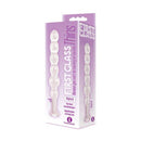 The 9S Glass First Thins Elliptical Clear Glass 178 Mm Anal Beads