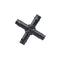 13mm Cross Connector Barbed Hydroponic Fittings 20 Pack