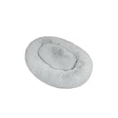 Human Size Pet Bed Fluffy Grey