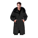 Abbee Black Xl Winter Fur Hooded Thick Overcoat Jacket Stylish Puffer