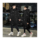 Abbee Black 3Xl Winter Fur Hooded Thick Overcoat Jacket Stylish Puffer