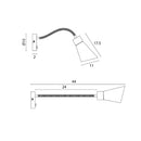 Thor Switched Flexible Wall Light