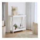 Tier2 Console Table X Design Wood Sofa Table Hall Side Entry