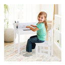 Toddler Activity Table Chair Set With Paper Roll Holder