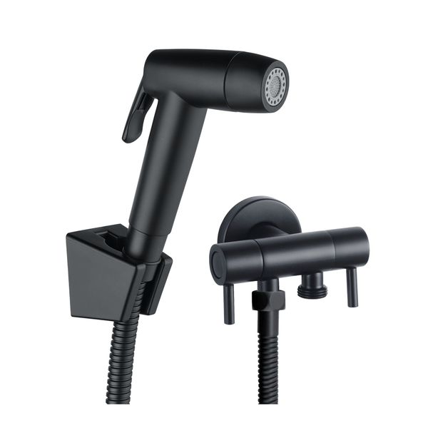 2 Modes Bidet Douche Toilet Spray Shower Kit With Dual Cistern Cock