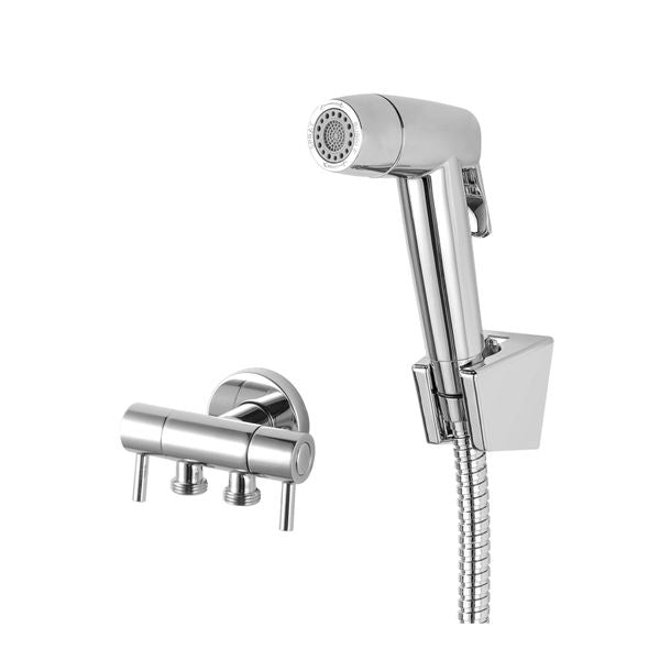 2 Modes Bidet Douche Toilet Spray Shower Kit With Dual Cistern Cock