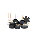 16 Pieces Non Stick Cookware Set Kitchen Fry Pan