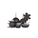 16 Pieces Non Stick Cookware Set Kitchen Fry Pan