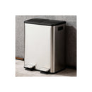 60L Pedal Bin Kitchen Waste Can Recycling Dustbin
