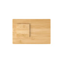 8Pcs Natural Bamboo Placemat Coaster Storage Dish