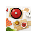 8Pcs Natural Bamboo Placemat Coaster Storage Dish