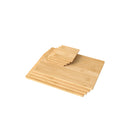 8Pcs Natural Bamboo Placemat Coaster Storage Dish