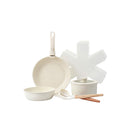 9 Pieces Non Stick Cookware Set Kitchen Fry Pan