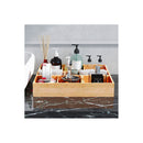 Bamboo Drawer Organizer Multi Use Storage Box
