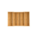 Bamboo Expandable Kitchen Drawer Organiser Storage