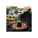 Cast Iron Roaster Stand Non Stick Beer Can Chicken Holder