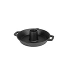 Cast Iron Roaster Stand Non Stick Beer Can Chicken Holder