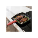 Cast Iron Square Grill Pan With Spouts Cookware
