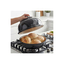 Enamelled Cast Iron Dutch Oven Pot Sourdough Bread Baking 24Cm