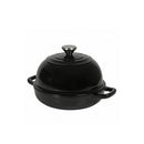 Enamelled Cast Iron Dutch Oven Pot Sourdough Bread Baking 24Cm