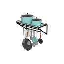 Wall Mounted Pot Pan Rack Multipurpose Holder