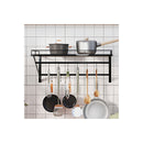 Wall Mounted Pot Pan Rack Multipurpose Holder