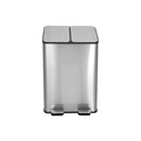 60L Pedal Bin Kitchen Waste Can Recycling Dustbin