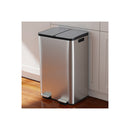 60L Pedal Bin Kitchen Waste Can Recycling Dustbin